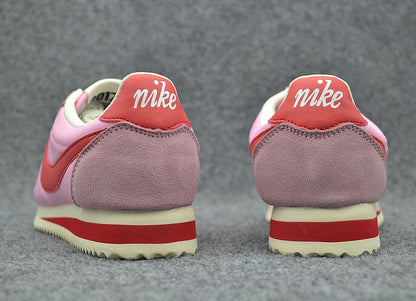Tênis Couro Rosa Clássico Cano Baixo