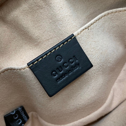 Bolsa Shoulder Couro Letras Entrelaçadas