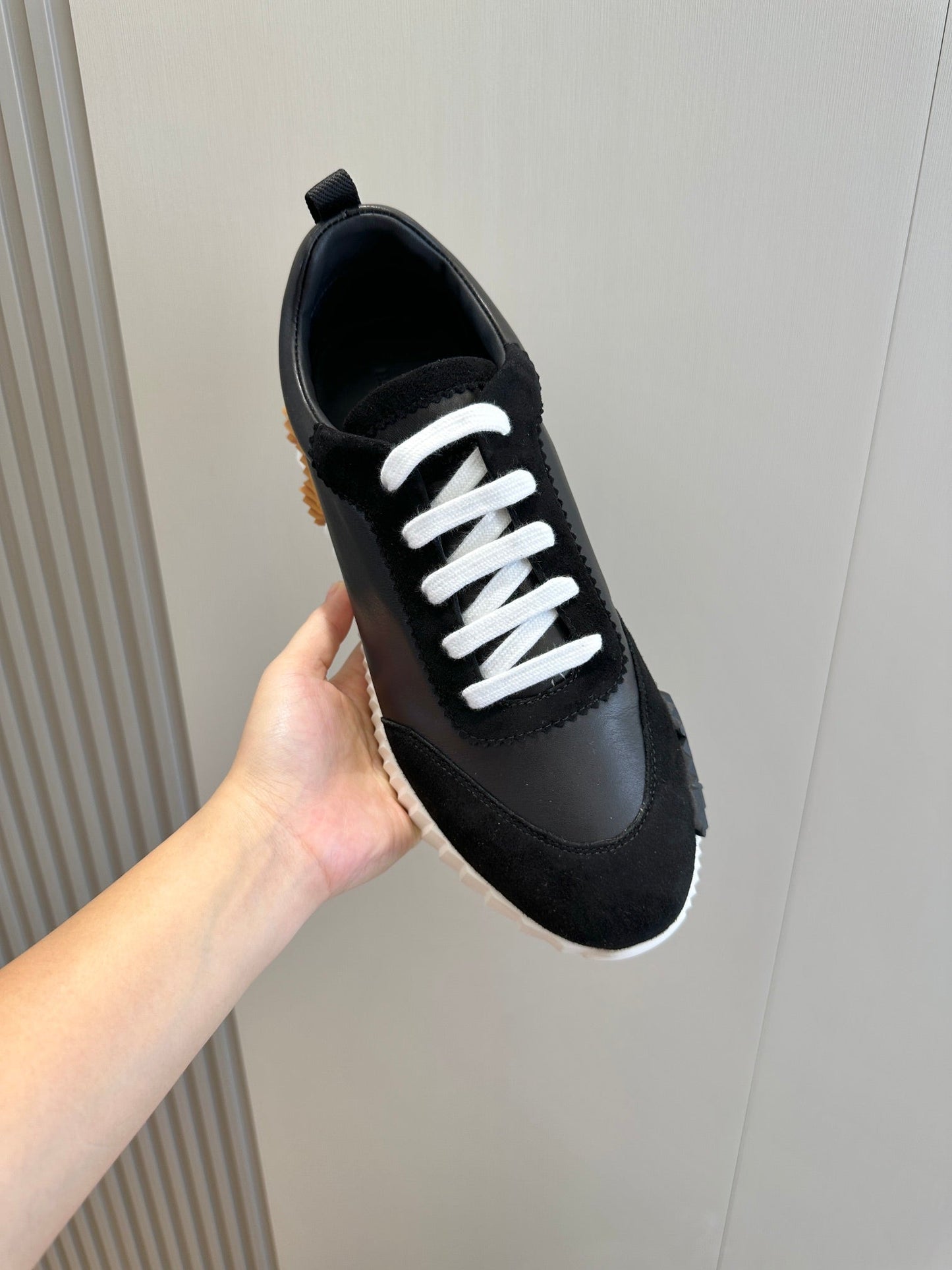 Tênis Casual Couro Preto