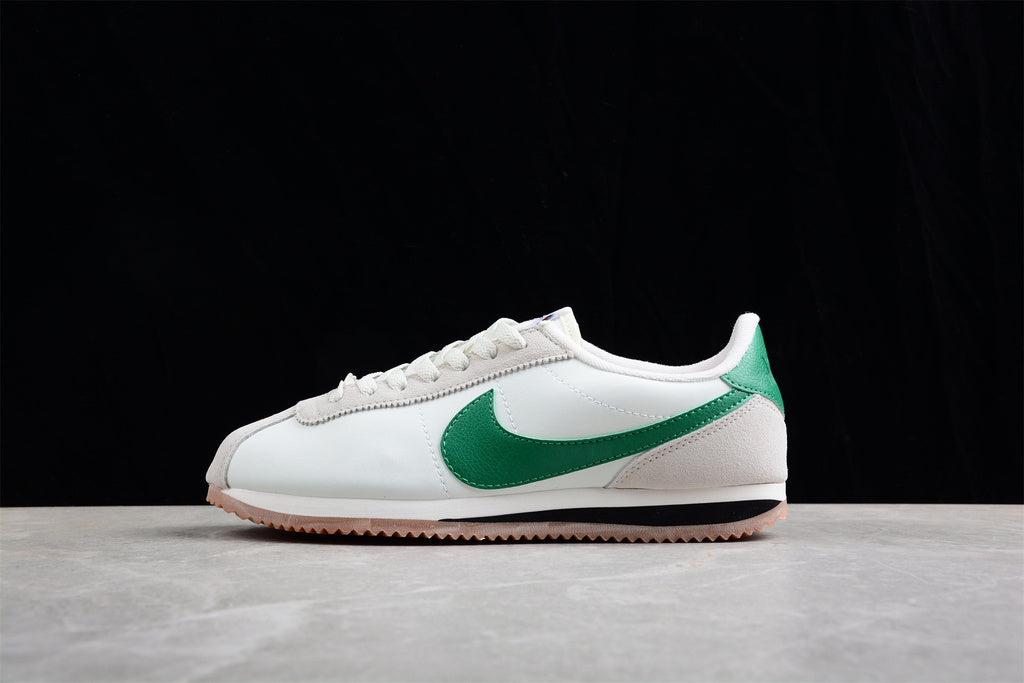 Tênis Couro Estilo Vintage Verde