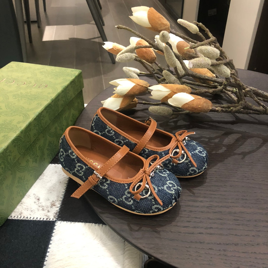 Sapatilha Lona Padrão Entrelaçado Azul Infantil