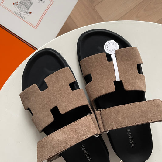 Hermès Chypre Suede - Capuccino