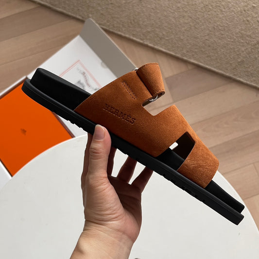 Hermès Chypre Suede - Laranja