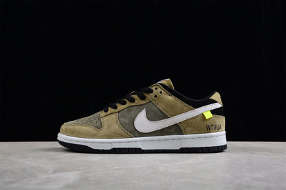 Tênis Cano Baixo Couro Colorido Detalhe Swoosh