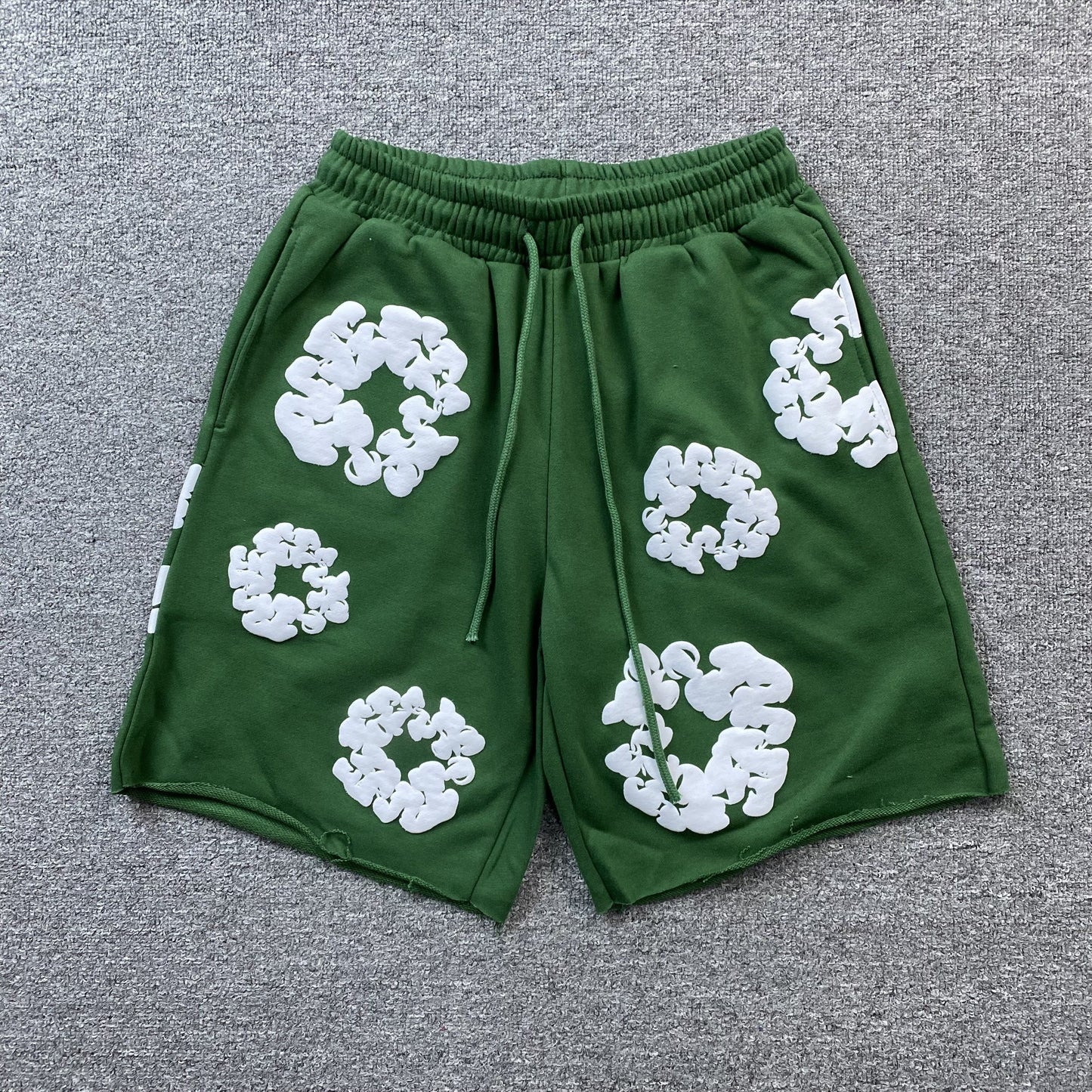 Shorts Moletom Algodão Estampa Frontal