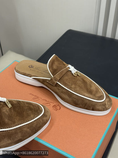 Mule Couro Casual Confortável