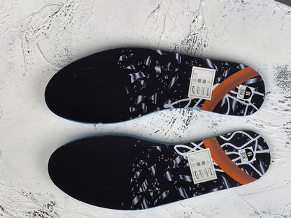 Tênis Cano Alto Basquete Couro Branco Laranja Preto