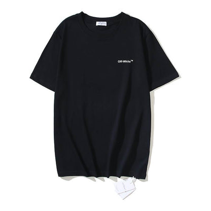 Camiseta Algodão Preto Estampa Seta Frontal