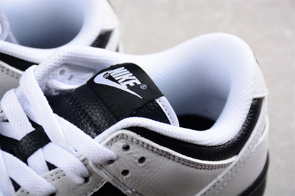 Tênis Skate Couro Cano Baixo Padrão Monograma Geométrico