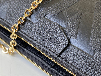 Bolsa Couro Preto