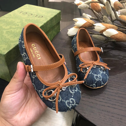Sapatilha Lona Padrão Entrelaçado Azul Infantil