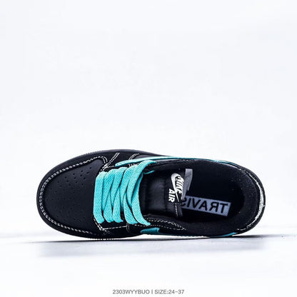 Tênis Cano Alto Infantil Couro Azul Tiffany Detalhe Reverso