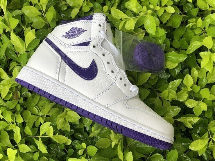 Tênis Cano Alto Basquete Couro Roxo