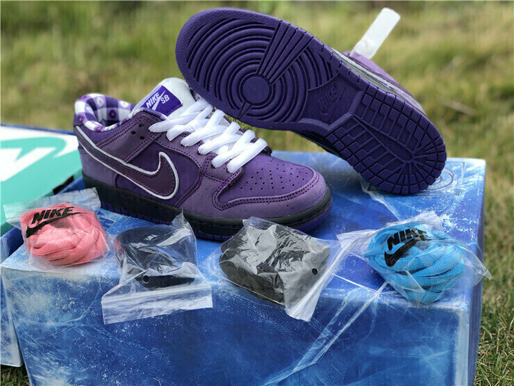Tênis Skate Couro Cano Baixo Roxo