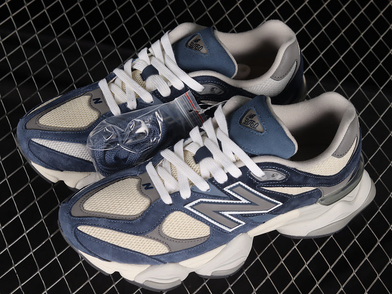 Tênis Runner Malha Natural e Indigo Solado Contrastante