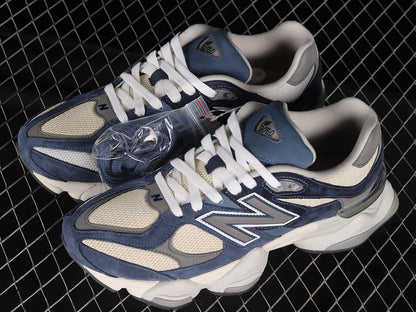 Tênis Runner Malha Natural e Indigo Solado Contrastante