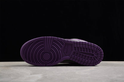 Tênis Cano Baixo Couro Roxo Detalhe Pombo