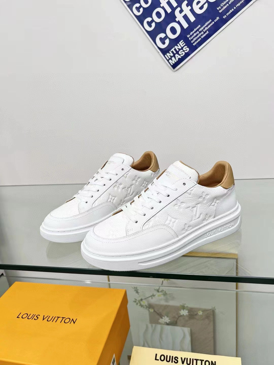 Tênis Couro Branco Casual