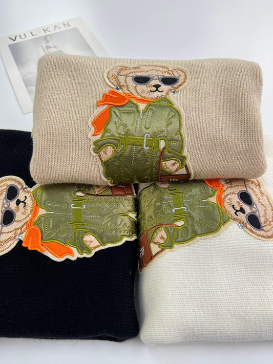 Polo Ralph Lauren Bear Cotton-Blend Jumper