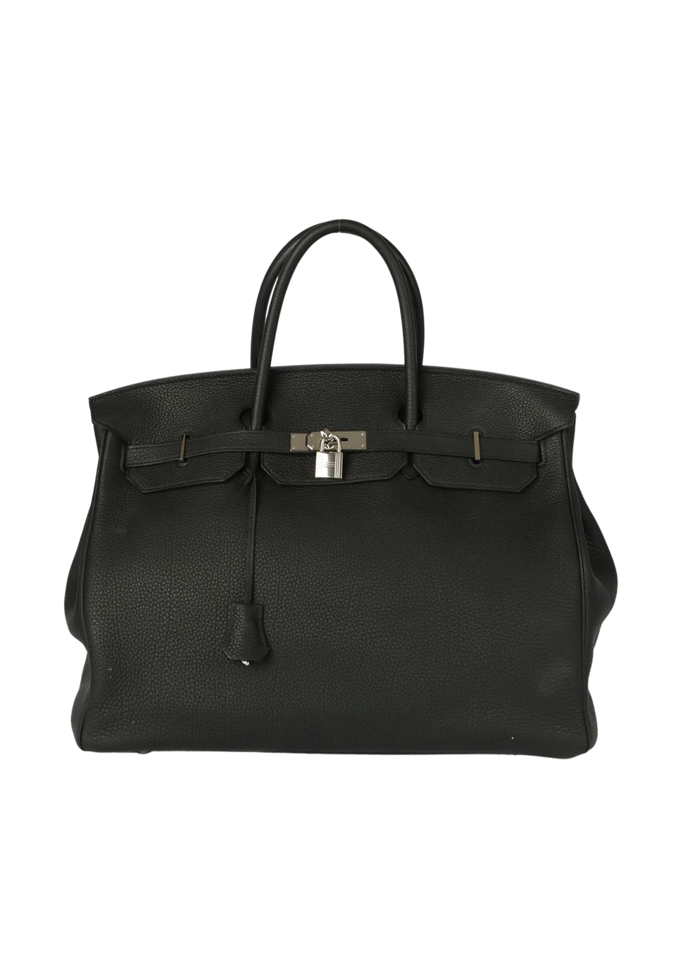 Bolsa Satchel Couro Preto com Alça Superior