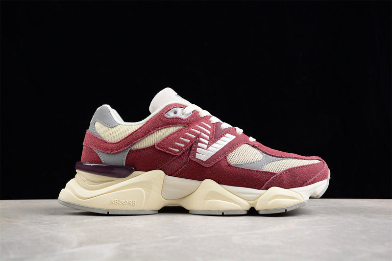 Tênis Runner Malha Efeito Desbotado Vinho