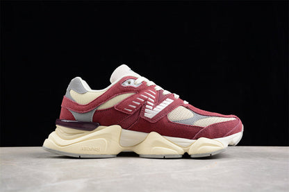 Tênis Runner Malha Efeito Desbotado Vinho