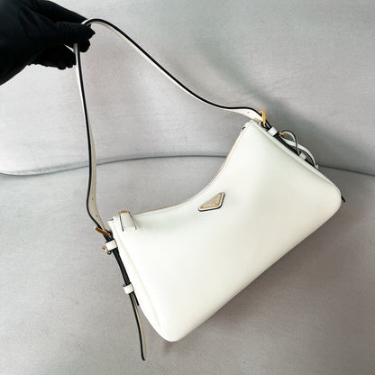 Bolsa Satchel Couro Branco