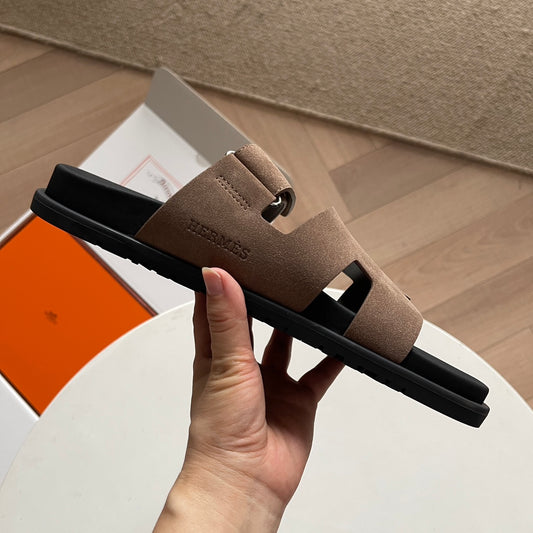 Hermès Chypre Suede - Capuccino