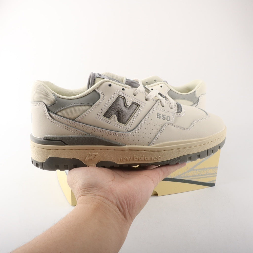 Tênis Runner Malha Branco Cinza