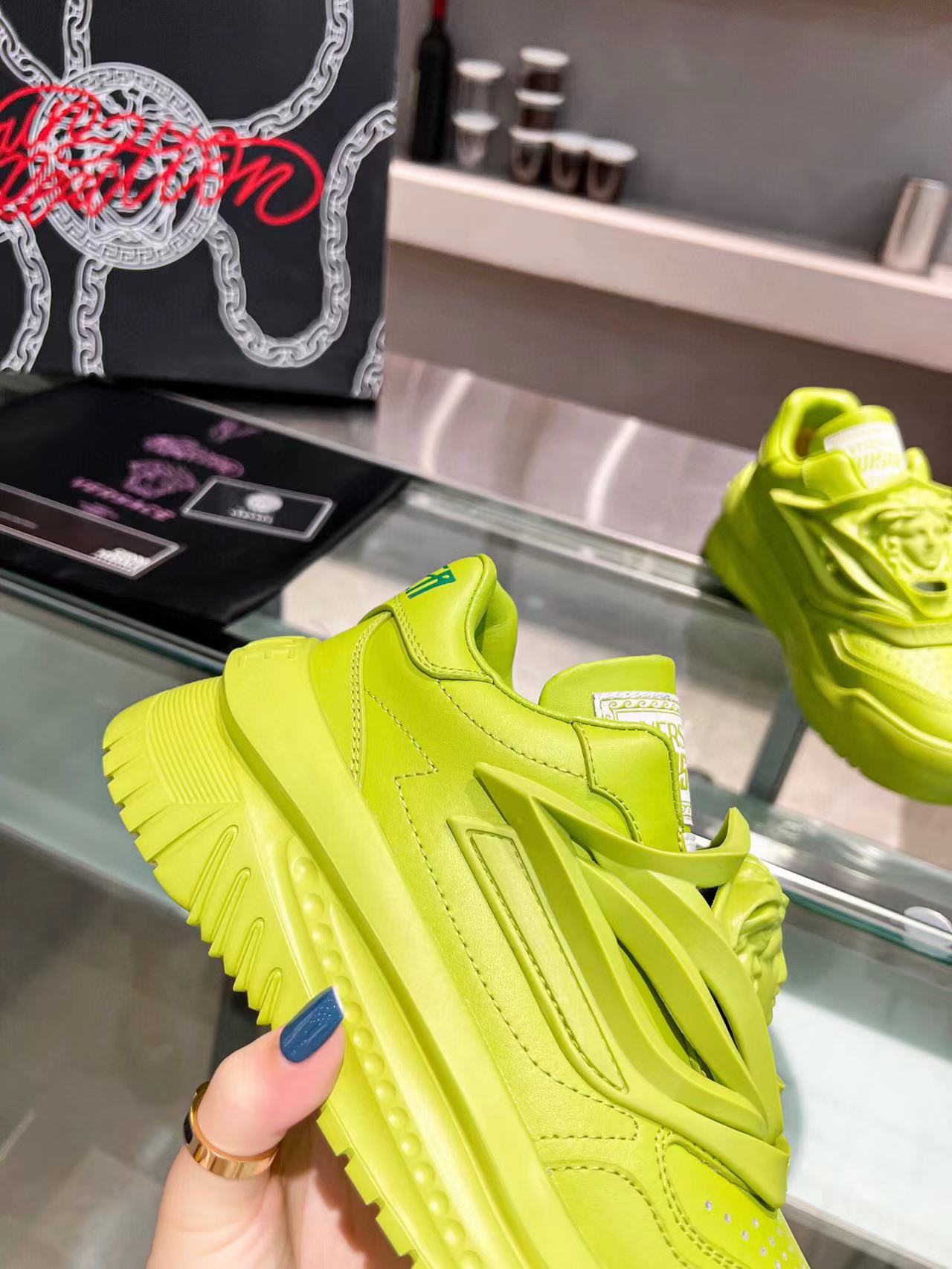 Tênis Runner Neoprene Amarelo Neon