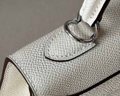 Bolsa Satchel Couro Estruturada com Alça Superior