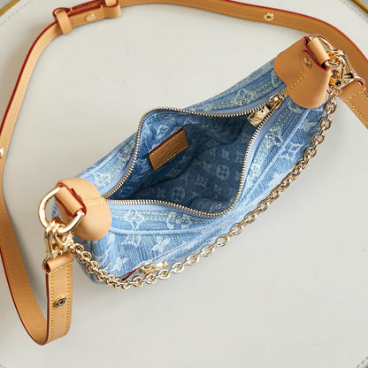 Bolsa Loop Denim Azul Céu