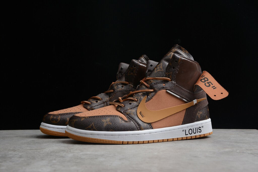 Tênis Cano Alto Couro Basquete Branco
