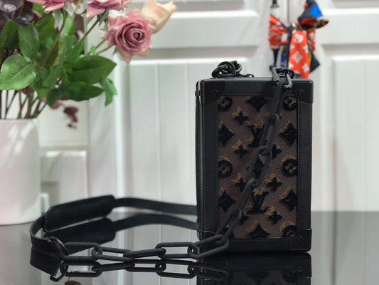 Louis Vuitton Vertical Soft Trunk Monogram Black