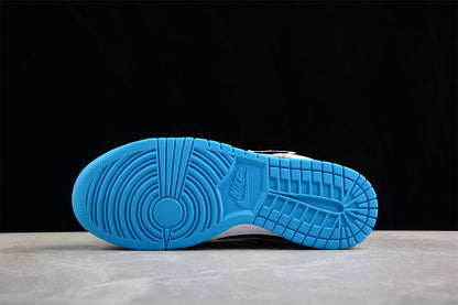 Tênis Skate Couro Cano Baixo Azul