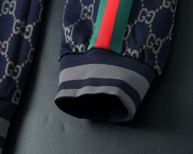 Moletom Jacquard Padrão Monograma Geométrico