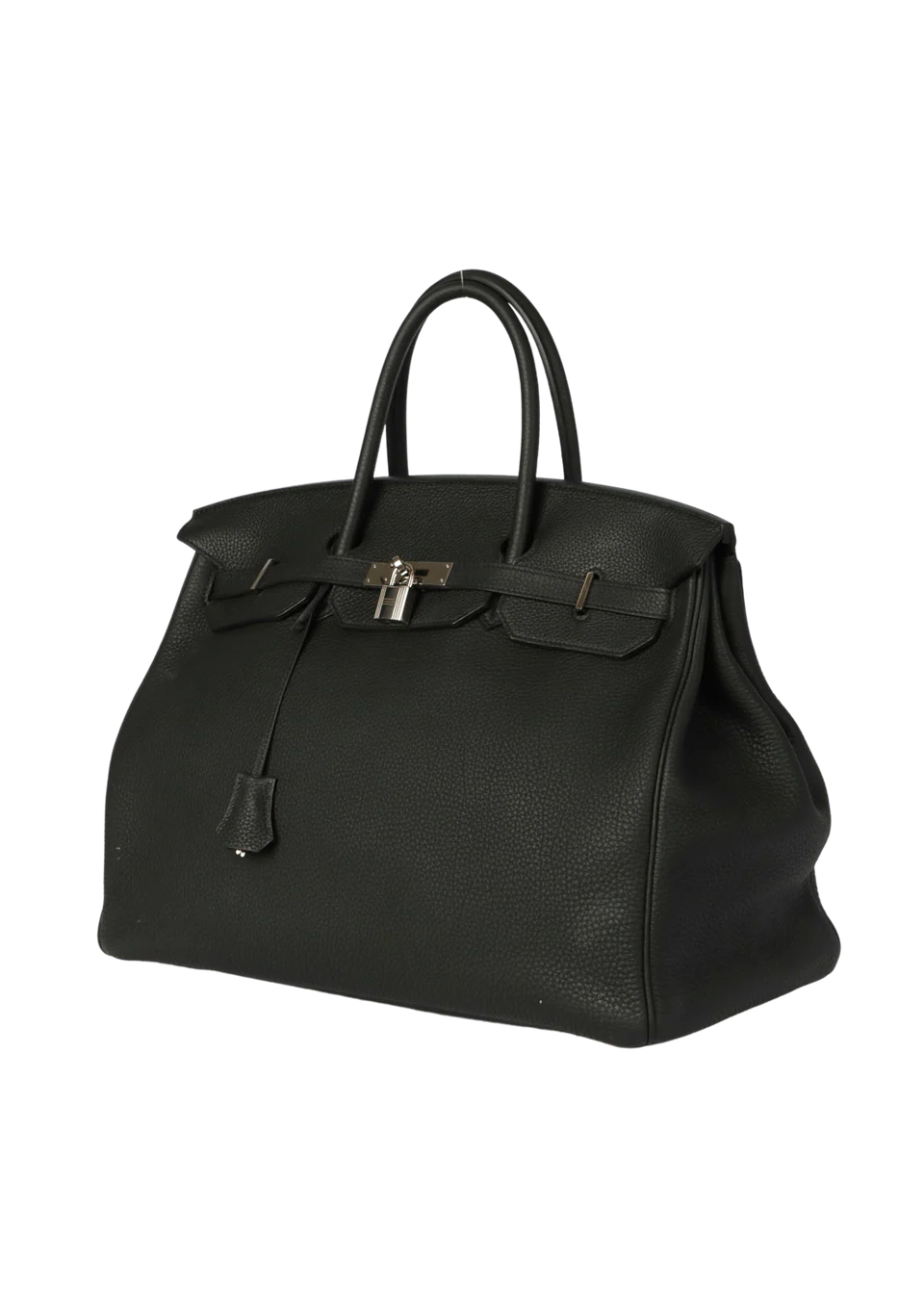 Bolsa Satchel Couro Preto com Alça Superior