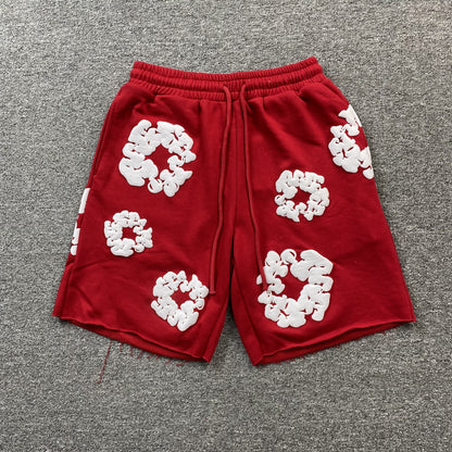 Shorts Moletom Algodão Estampa Frontal