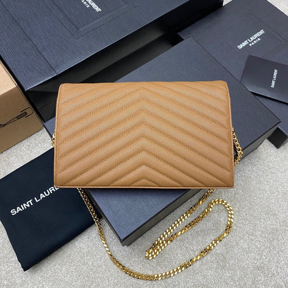 Bolsa Ombro Couro Preto Minimalista