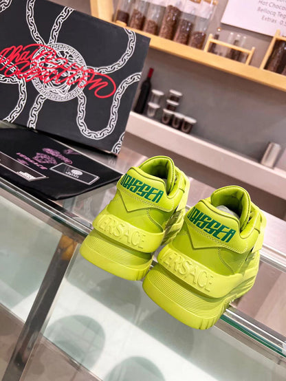 Tênis Runner Neoprene Amarelo Neon