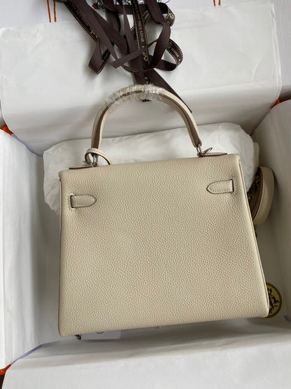 Bolsa Couro Off-Branco