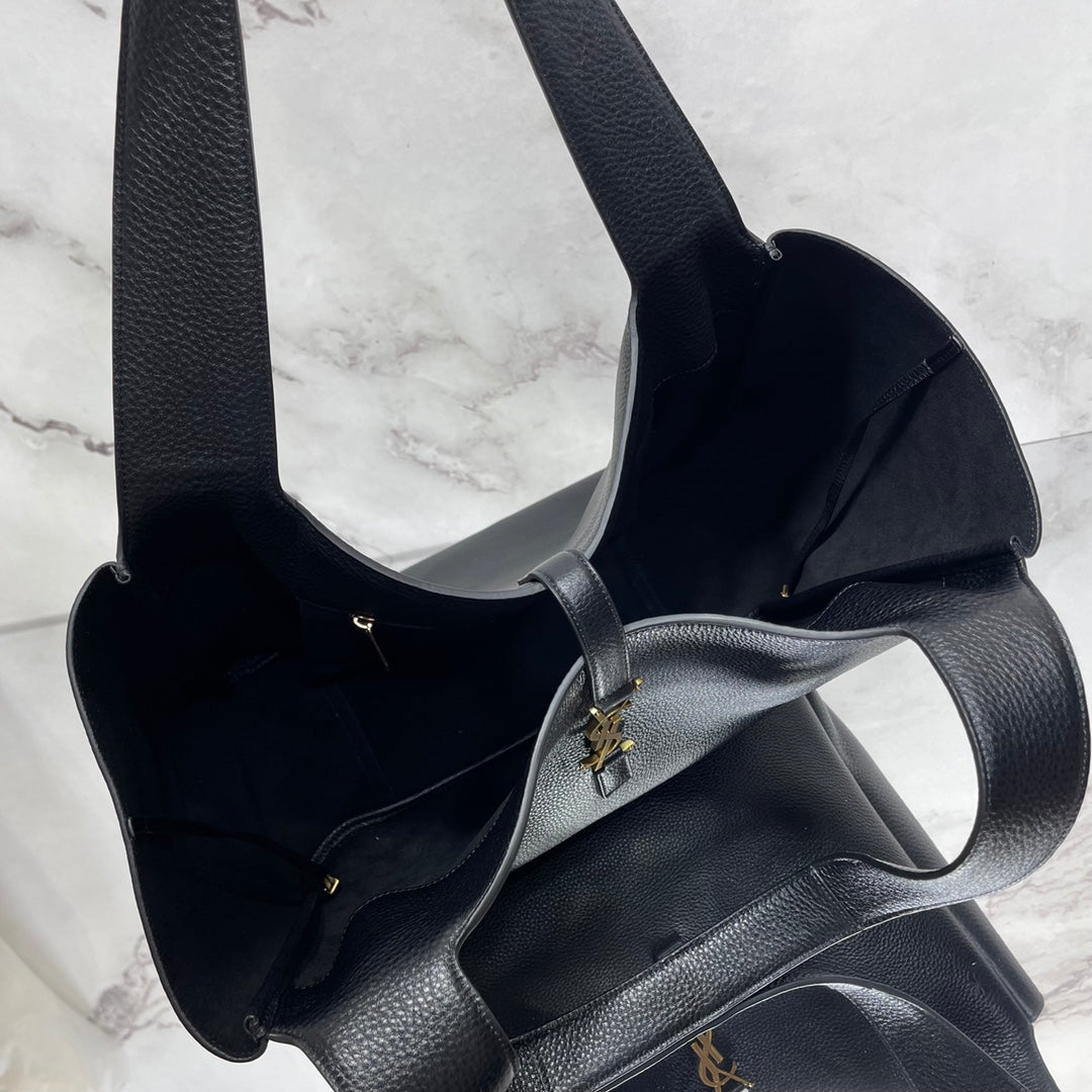 Bolsa Ombro Couro Estruturada Bege
