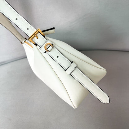 Bolsa Satchel Couro Branco
