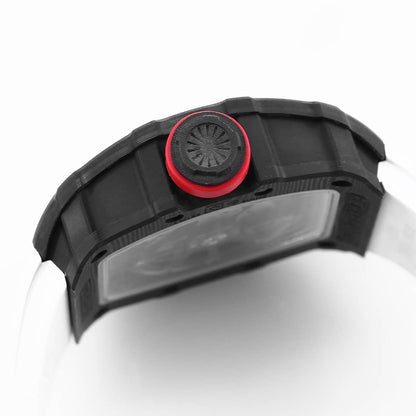 Relógio Automático Aço Inoxidável Safira Vidro