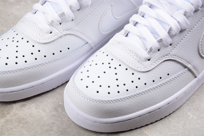 Tênis Couro Estilo Vintage Branco