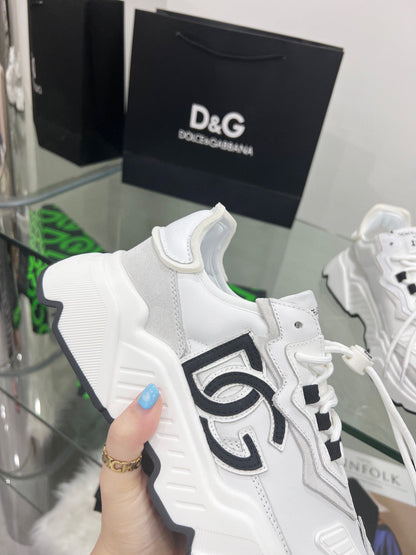 Tênis Couro Branco Cano Baixo Casual