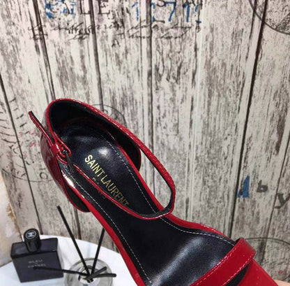 Sandália Couro Vermelho