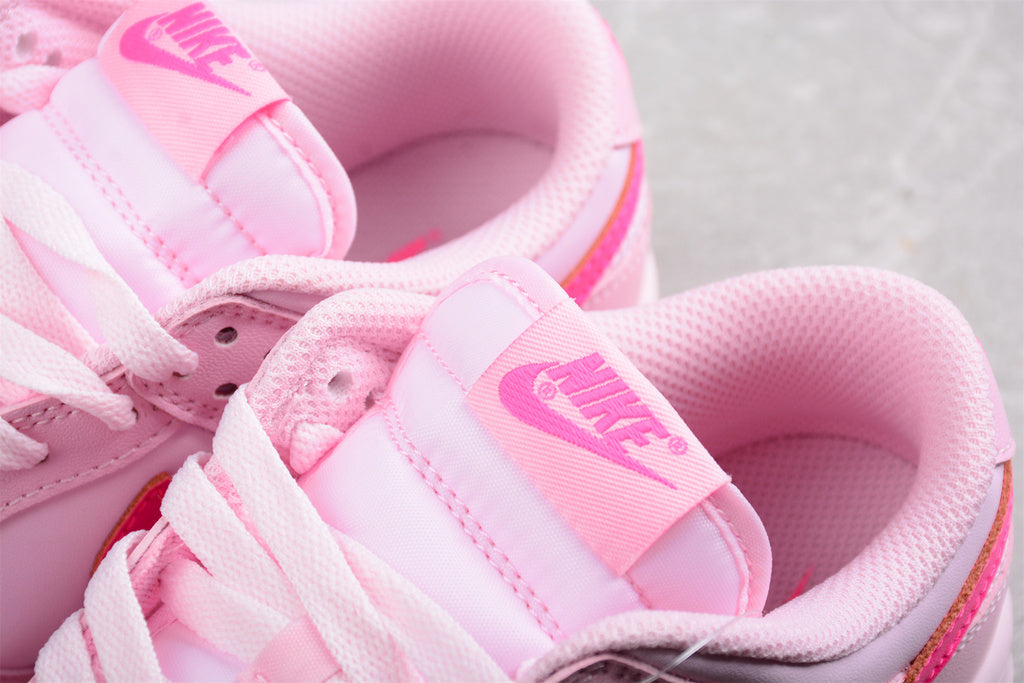 Tênis Cano Baixo Couro Rosa Monocromático