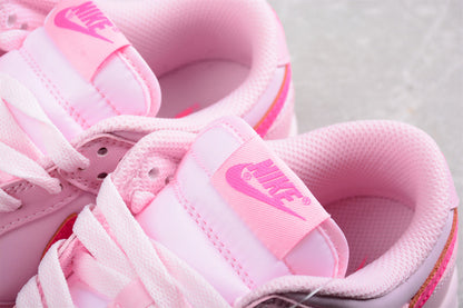 Tênis Cano Baixo Couro Rosa Monocromático