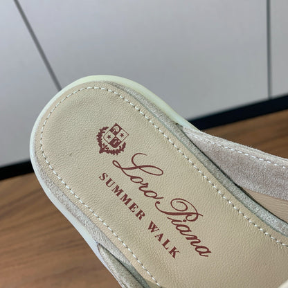 Mule Casual Couro Marrom Conforto